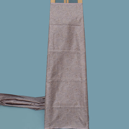 Grey Color Brocade Fabric