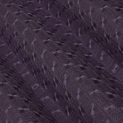 Lilac Color Georgette Embroidery Fabric