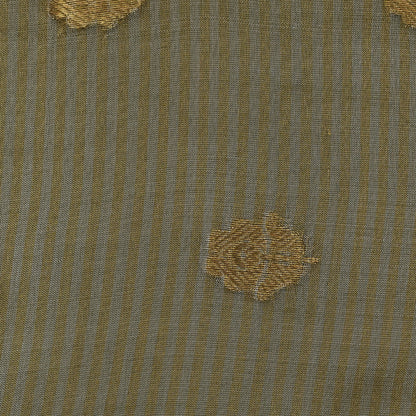 Moss Green Color Organza Tissue Booti Fabric