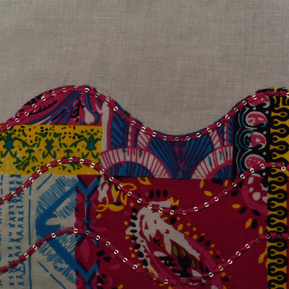 Multi Colored Kora Cotton Plazo Fabric