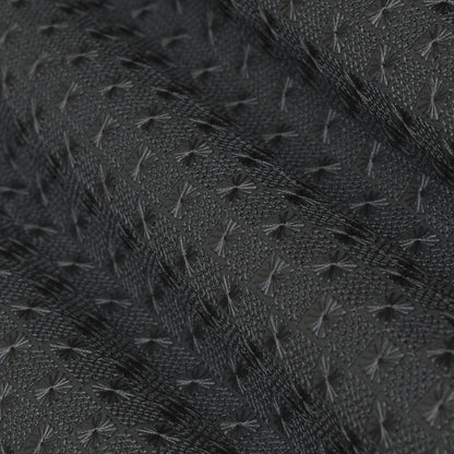 Grey Color Georgette Embroidery Fabric