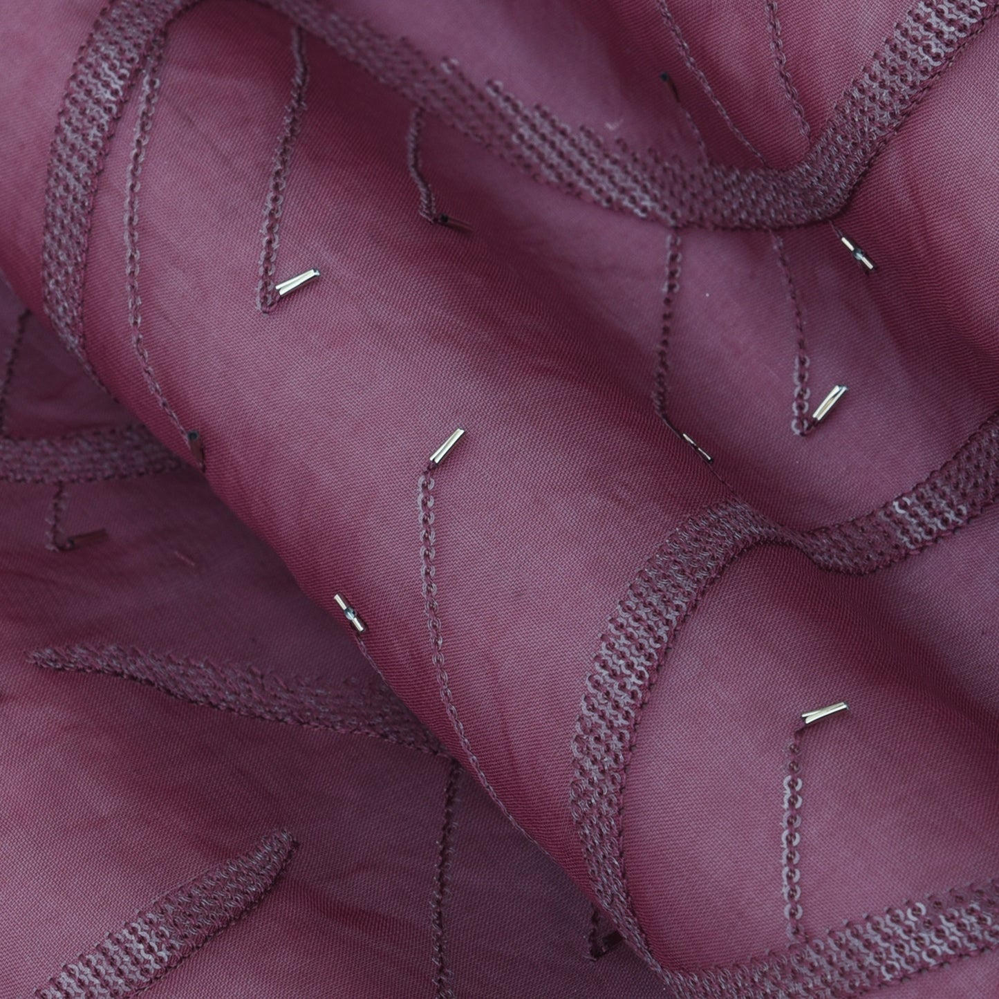 Organza Sequins Embroidery Fabric