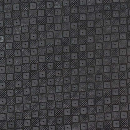 Grey Color Georgette Embroidery Fabric