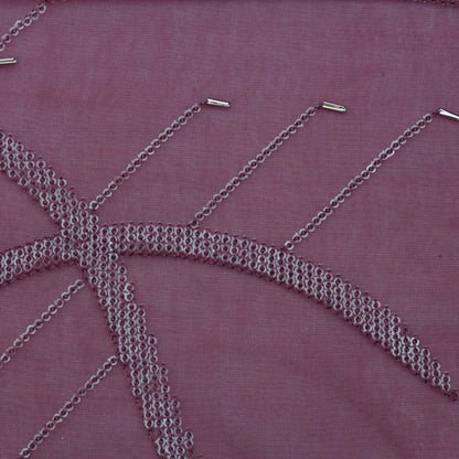 Organza Sequins Embroidery Fabric