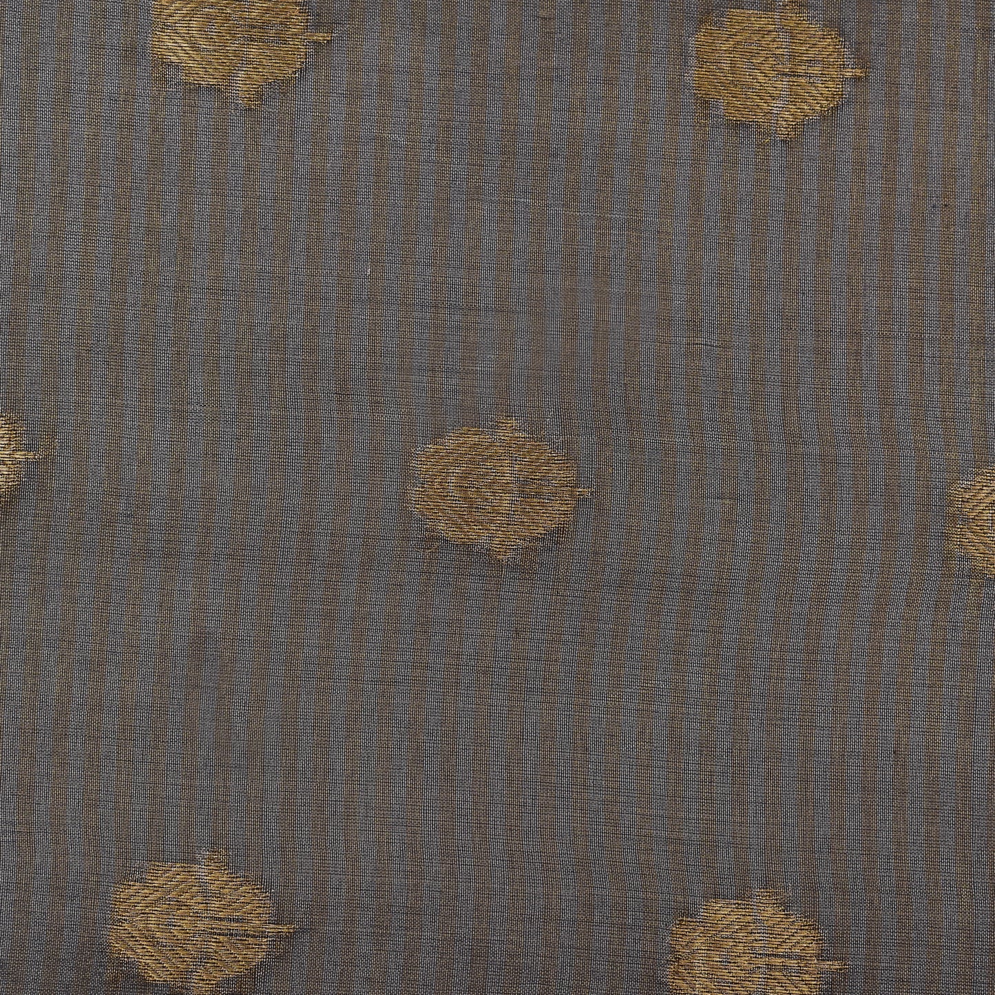 Grey Color Organza Tissue Booti Fabric