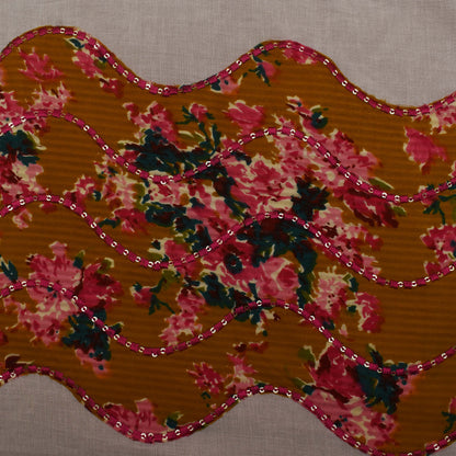 Multi Colored Kora Cotton Plazo Fabric