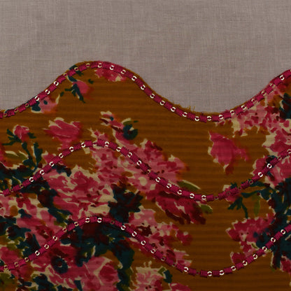 Multi Colored Kora Cotton Plazo Fabric