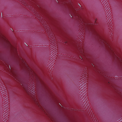 Organza Sequins Embroidery Fabric