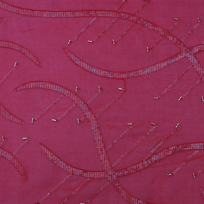 Organza Sequins Embroidery Fabric