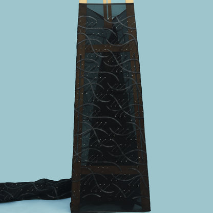 Organza Sequins Embroidery Fabric