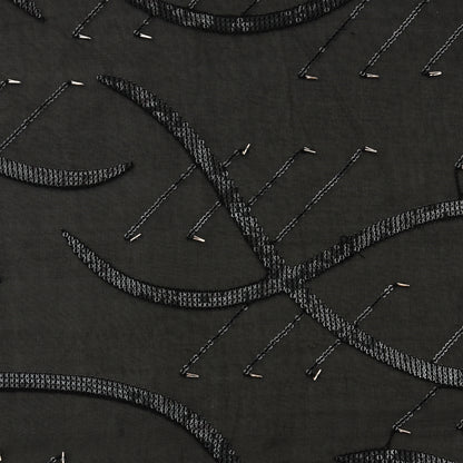 Organza Sequins Embroidery Fabric