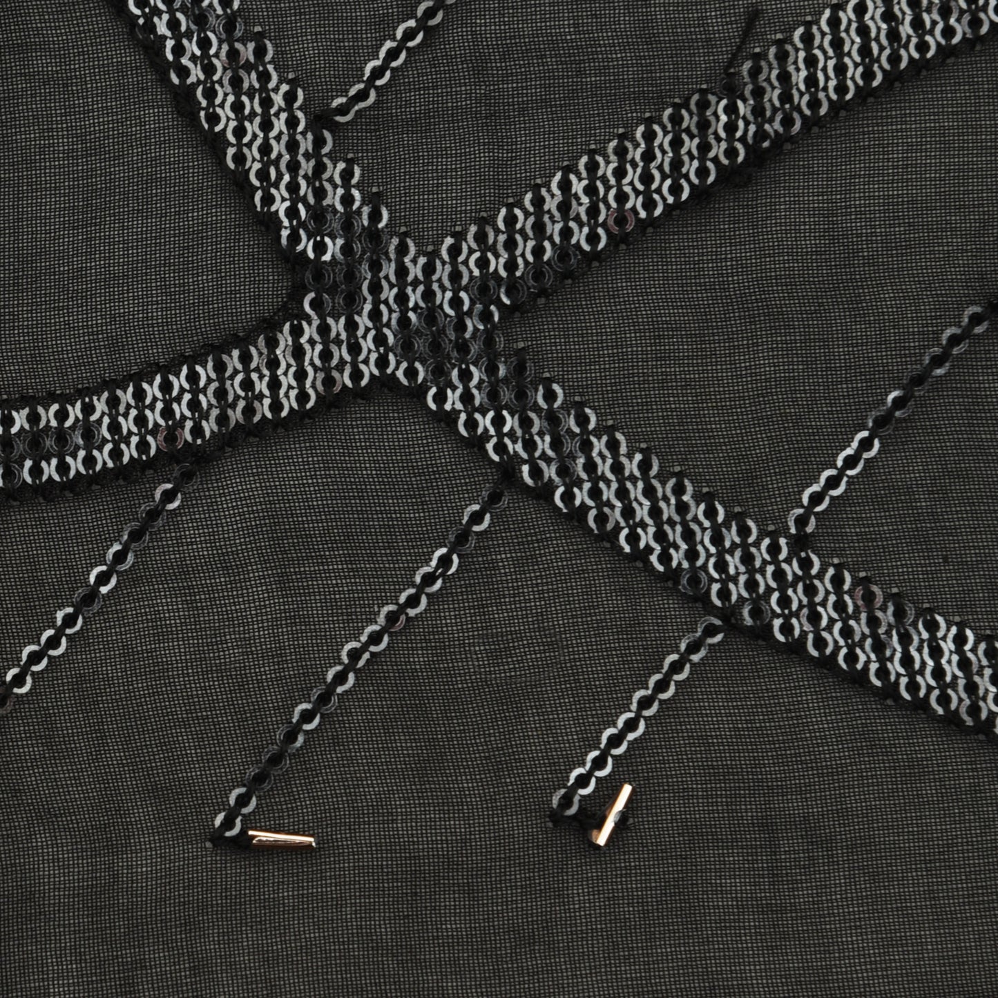 Organza Sequins Embroidery Fabric