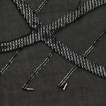 Organza Sequins Embroidery Fabric