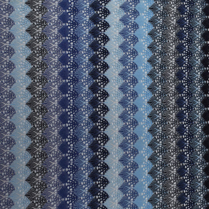 Multi Colored Zigzag Knitted Print Fabric