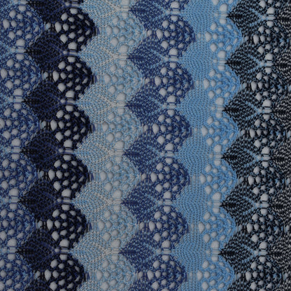 Multi Colored Zigzag Knitted Print Fabric
