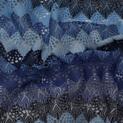 Multi Colored Zigzag Knitted Print Fabric