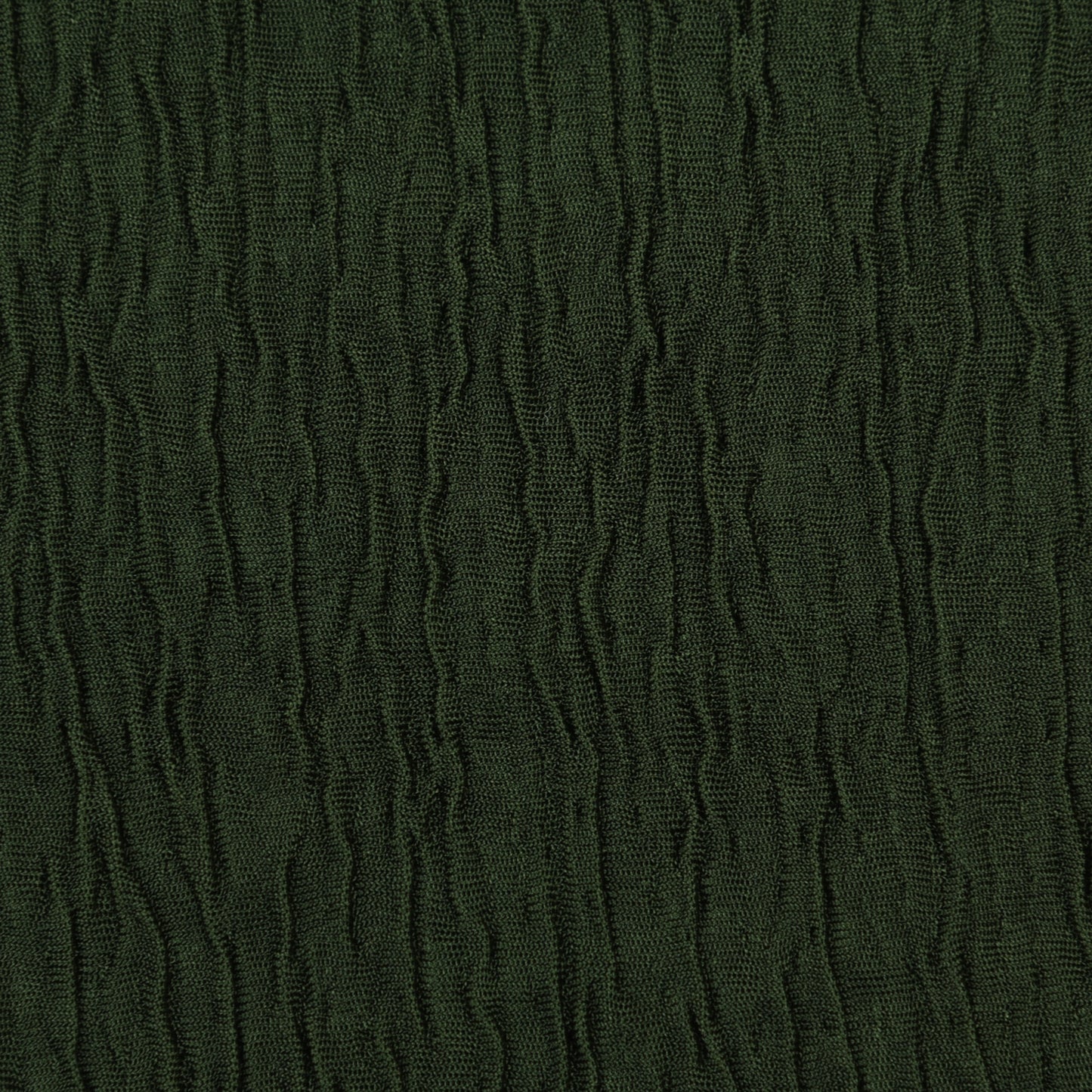 Bottle Green Color Crush Silk Shimmer Fabric