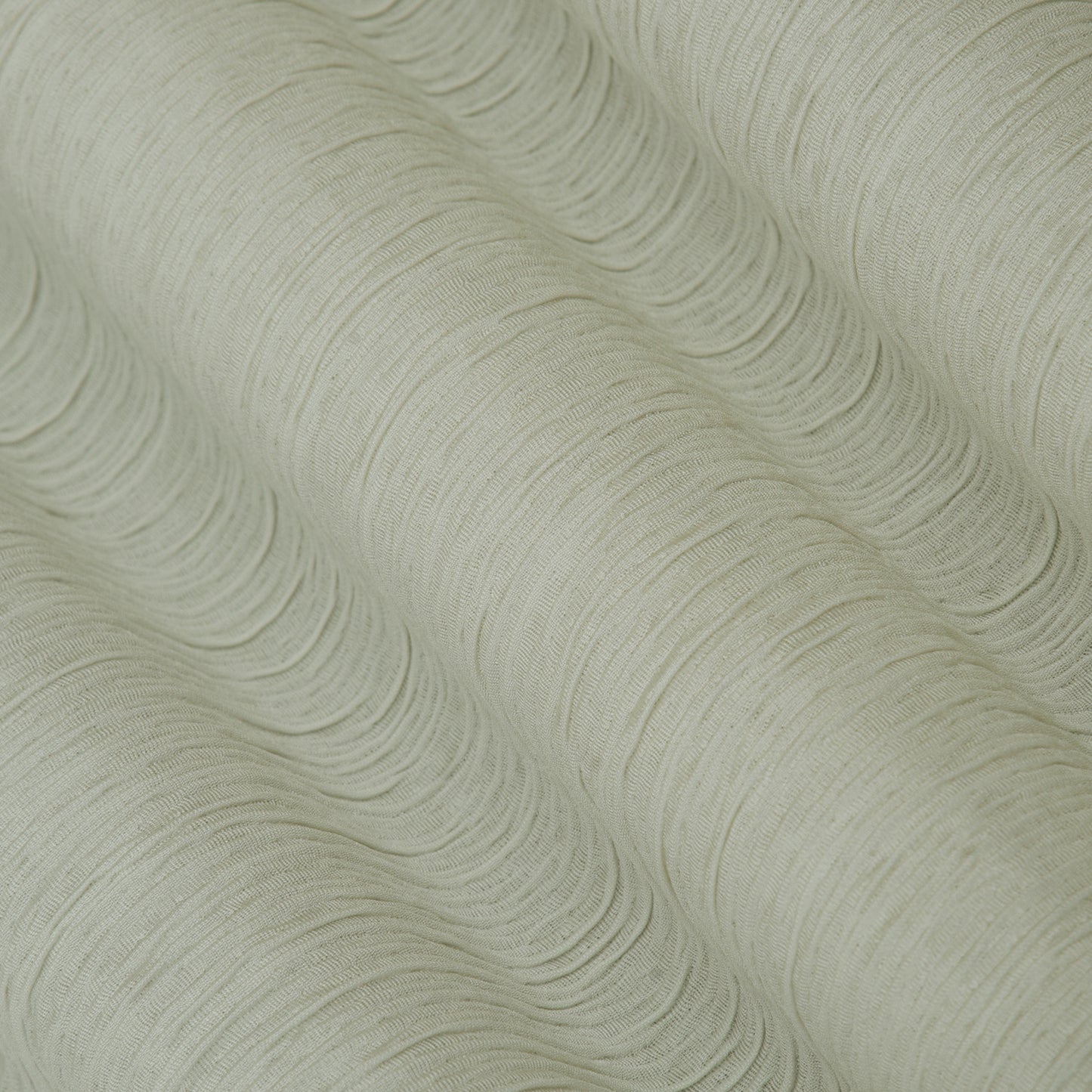 Biege White Color Crush Silk Shimmer Fabric