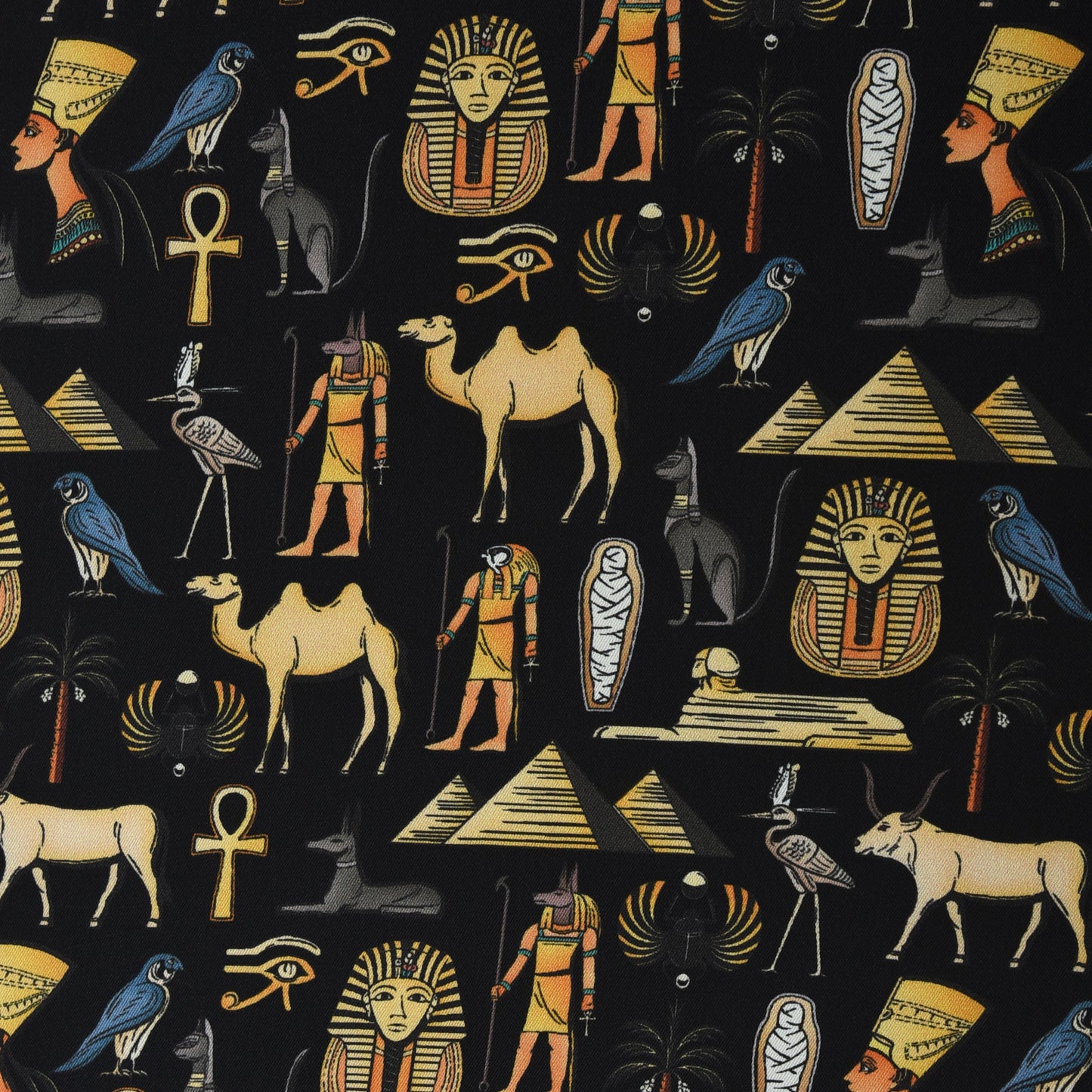 Twill Silk Print Fabric