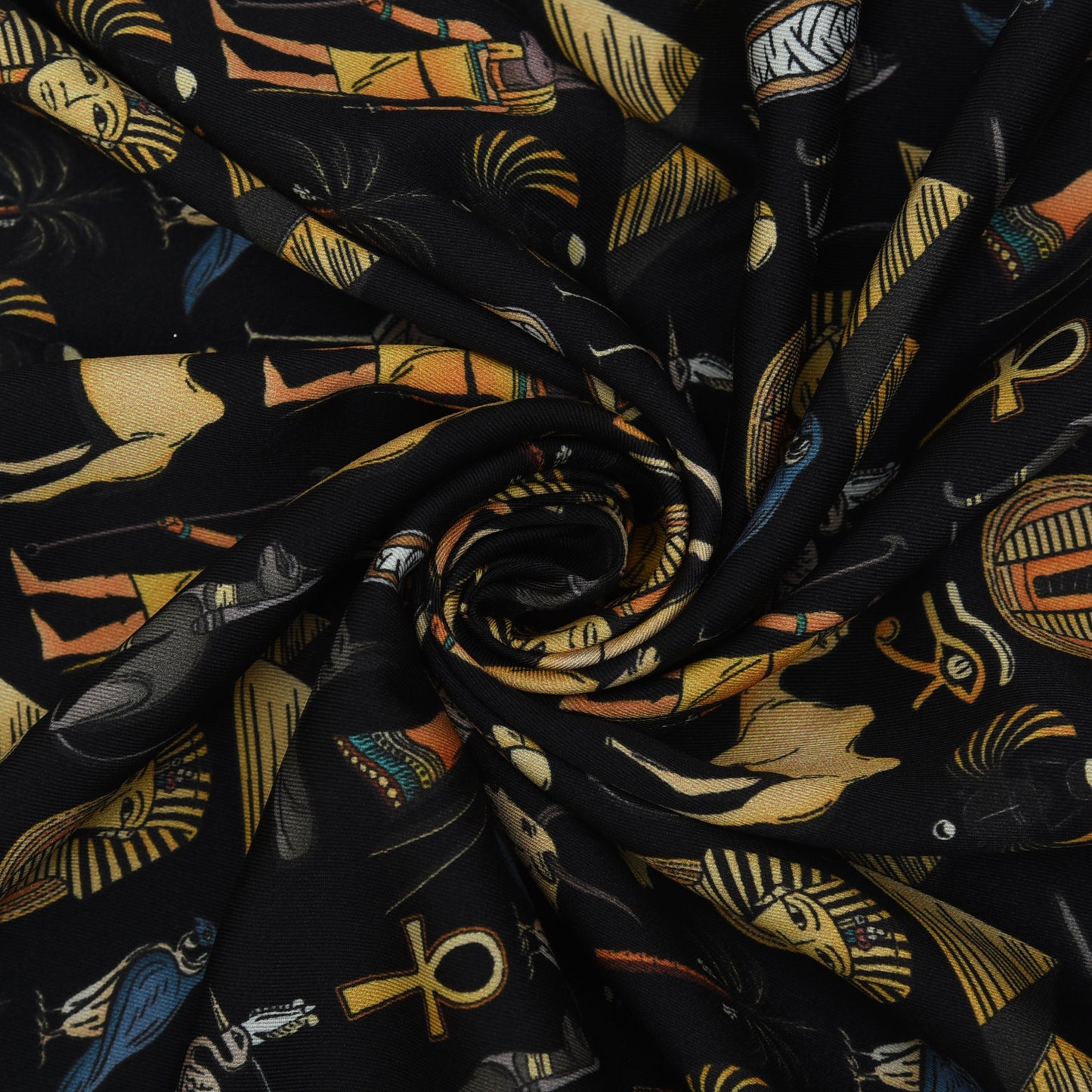 Twill Silk Print Fabric
