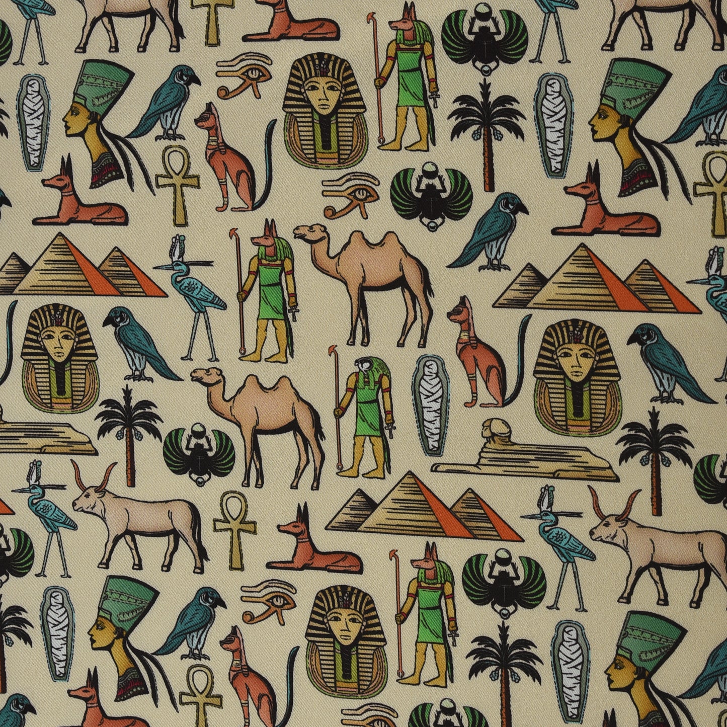 Twill Silk Print Fabric