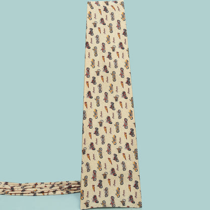 Twill Silk Print Fabric