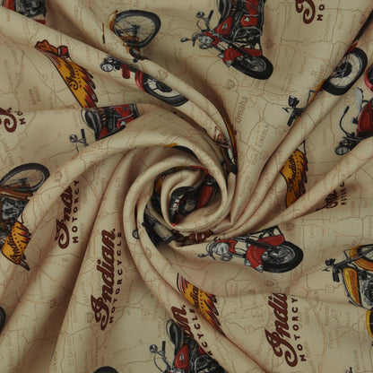 Twill Silk Print Fabric