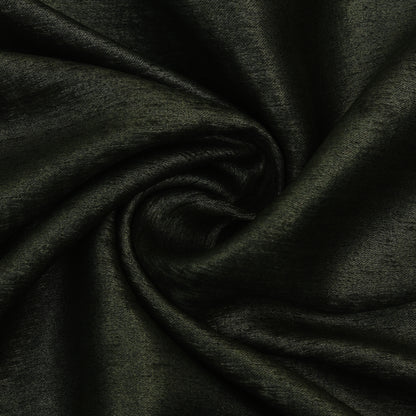 Dark Green Color Sandwash Crepe Fabric