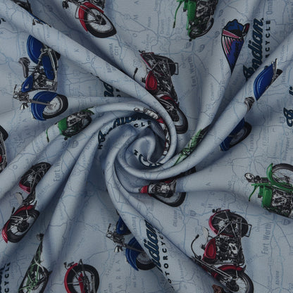 Twill Silk Print Fabric