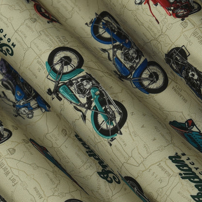 Twill Silk Print Fabric