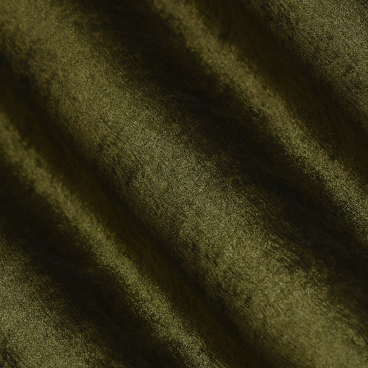 Green Color Sandwash Crepe Fabric