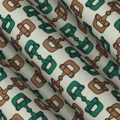 Twill Silk Print Fabric