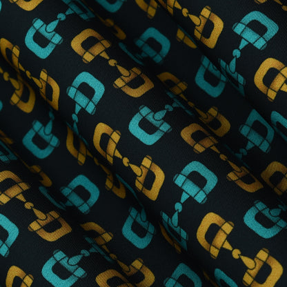 Twill Silk Print Fabric