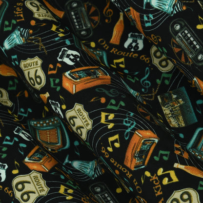 Twill Silk Print Fabric