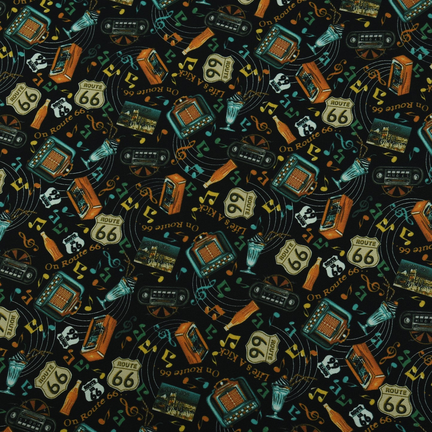 Twill Silk Print Fabric