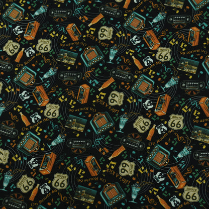 Twill Silk Print Fabric