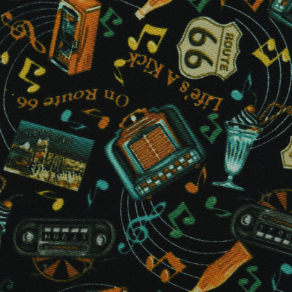 Twill Silk Print Fabric