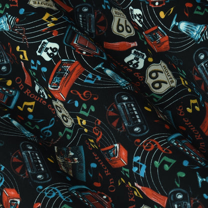 Twill Silk Print Fabric