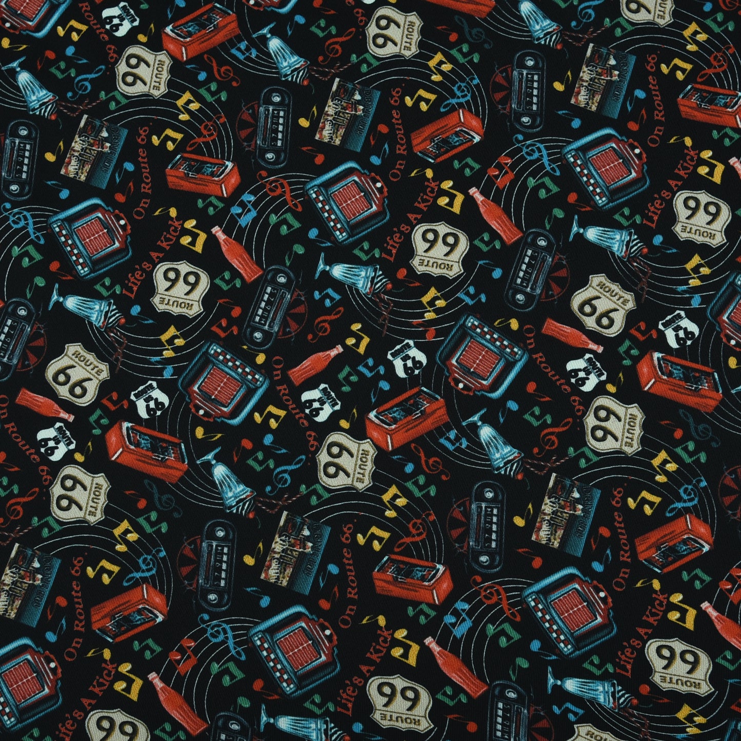 Twill Silk Print Fabric