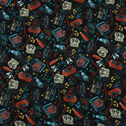 Twill Silk Print Fabric