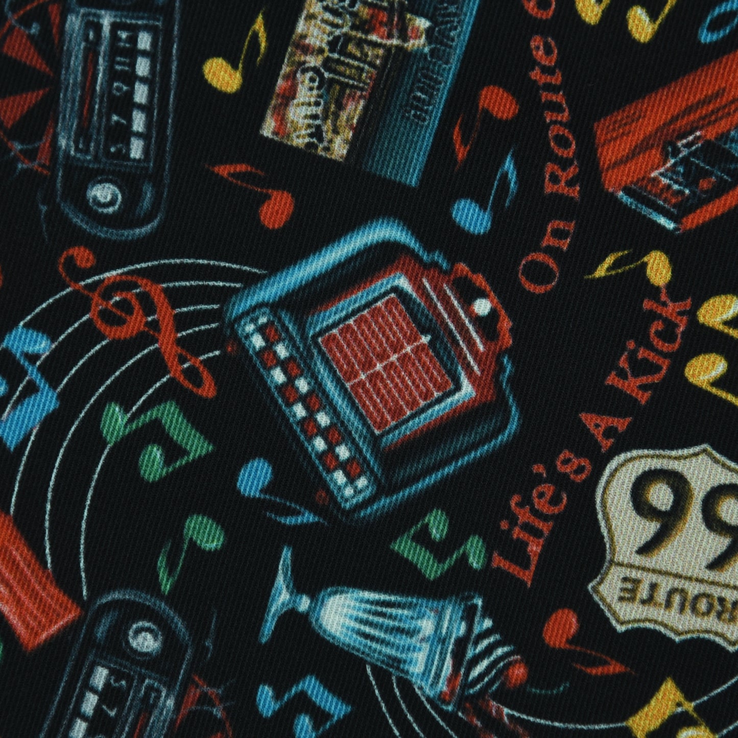 Twill Silk Print Fabric