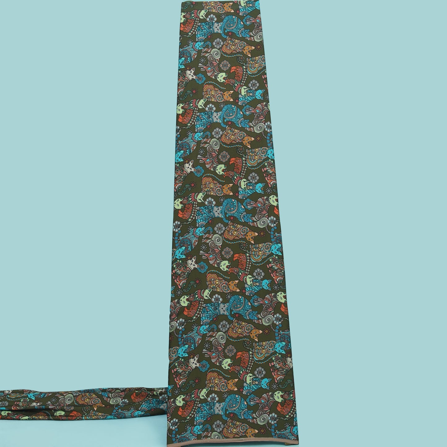 Twill Silk Print Fabric