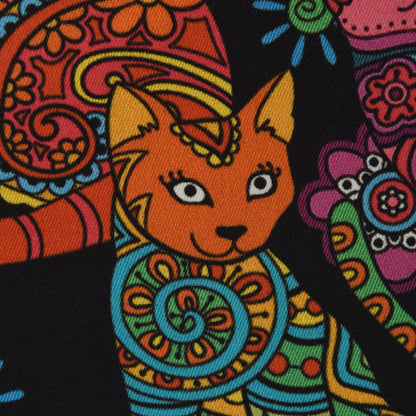 Twill Silk Print Fabric