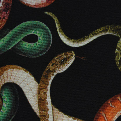 Multicolor Twill Silk Print Fabric