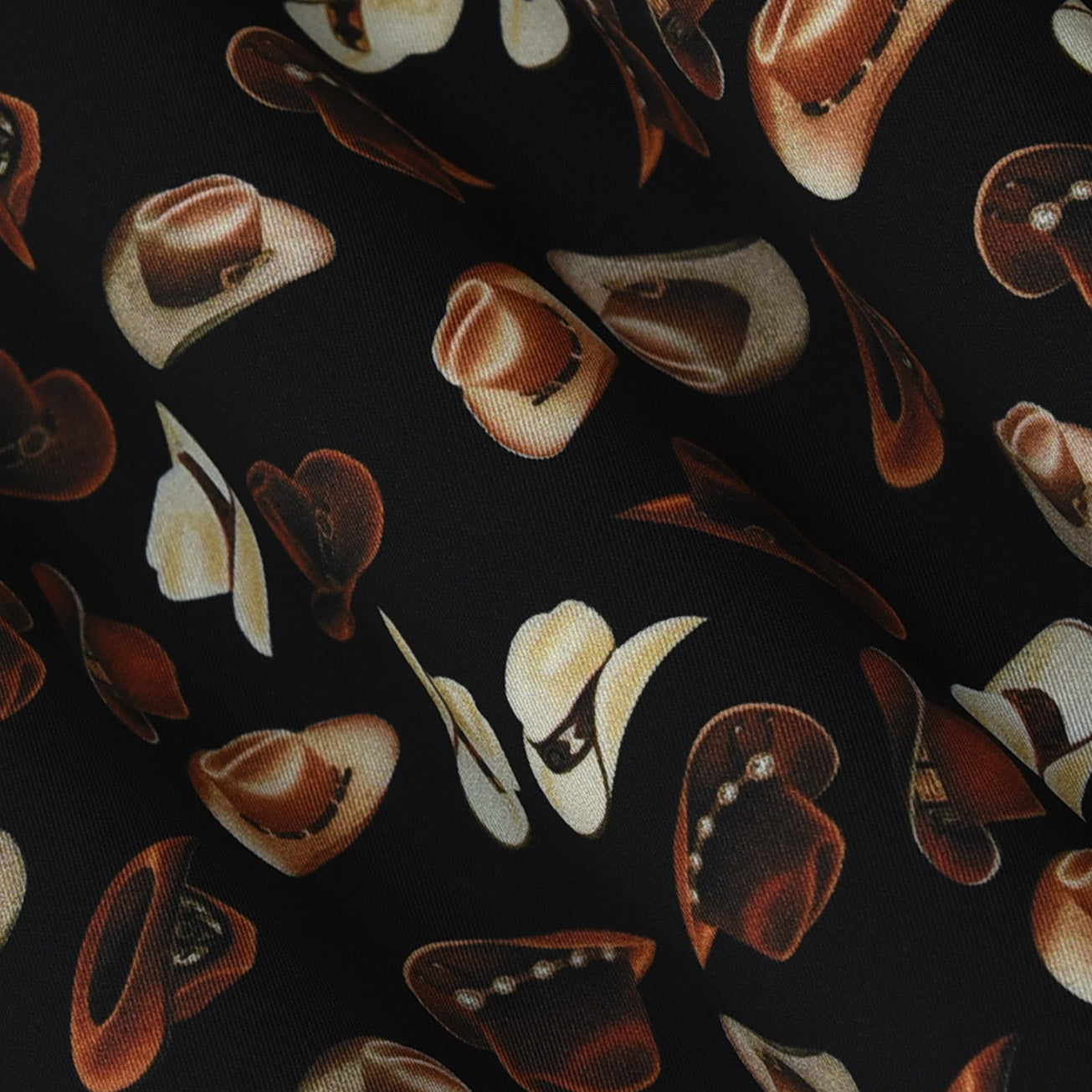 Multicolor Twill Silk Print Fabric
