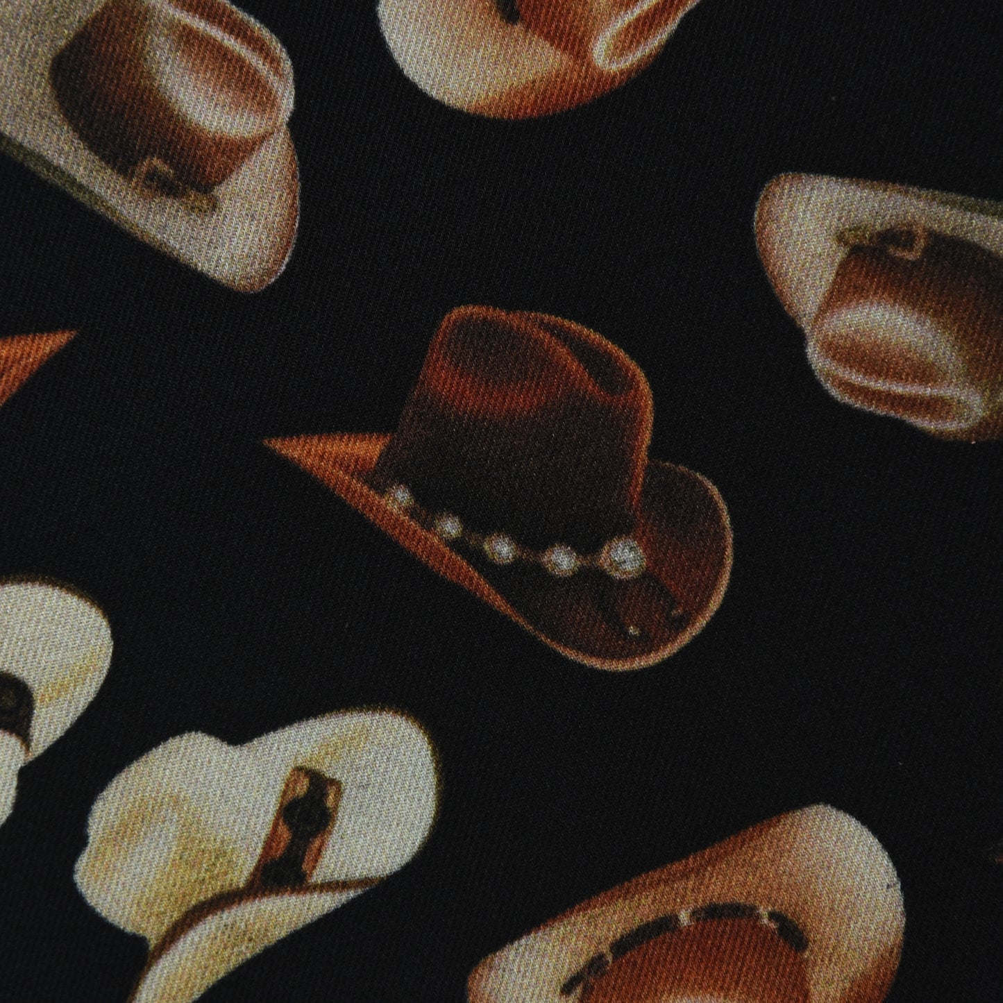 Multicolor Twill Silk Print Fabric