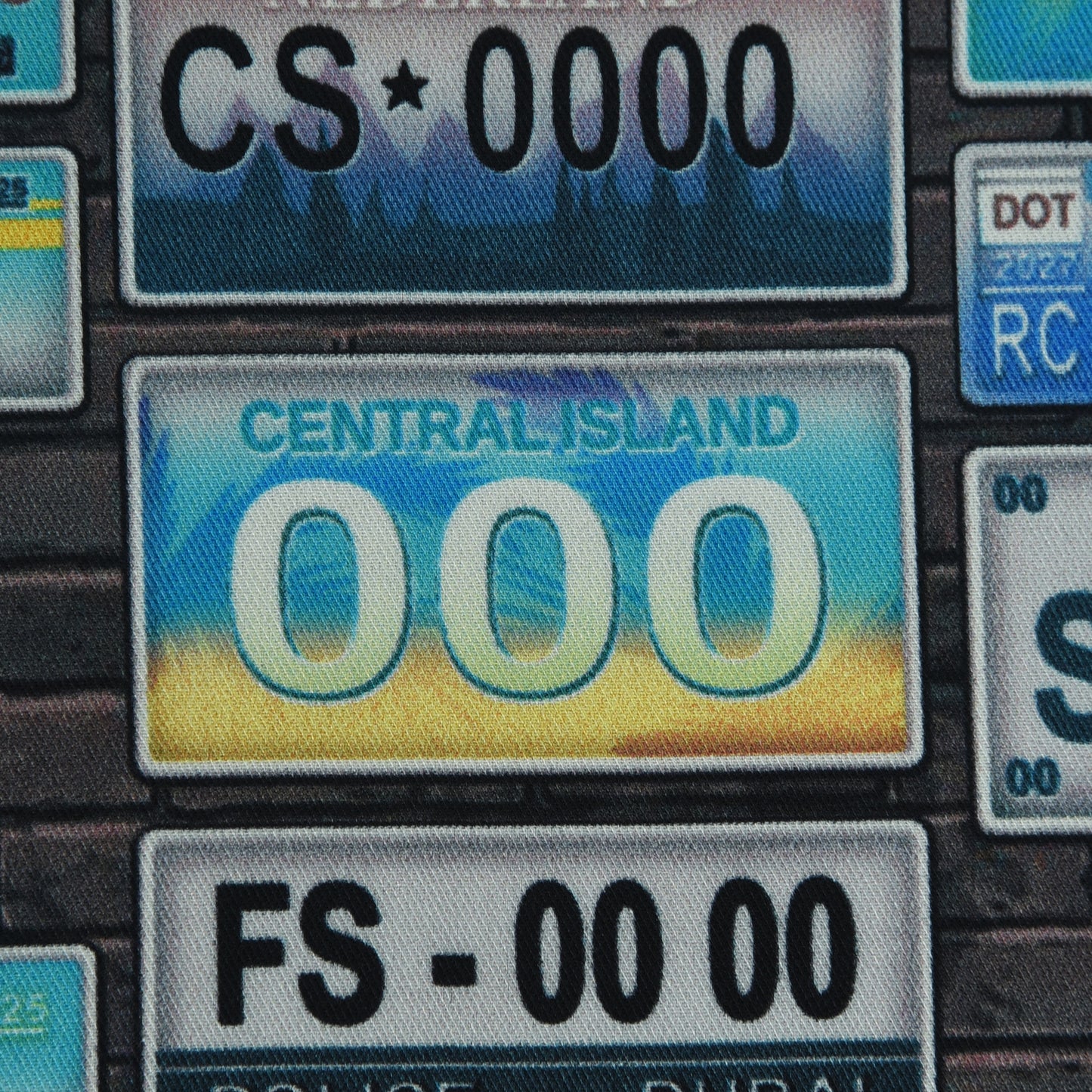 Multicolor Twill Silk Print Fabric