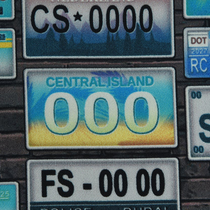 Multicolor Twill Silk Print Fabric