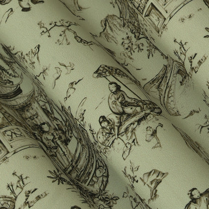 Twill Silk Print Fabric