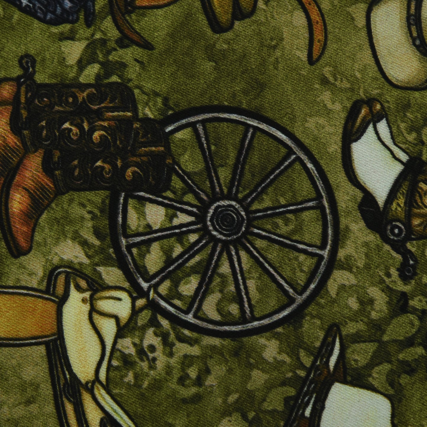 Twill Silk Print Fabric